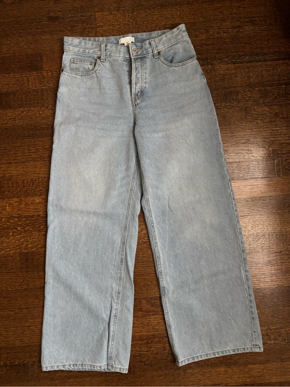 H&M Light Blue High-Rise baggy Jeans - Women